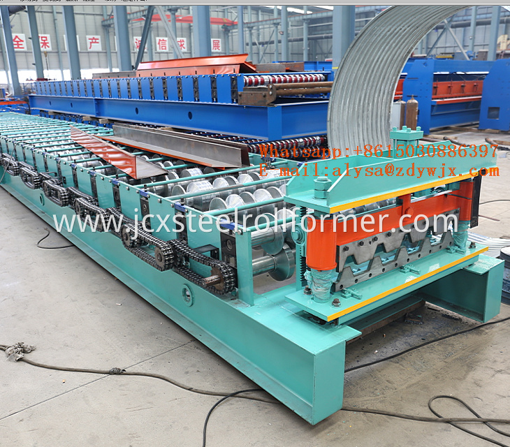 trapezoidal sheet roll forming machine